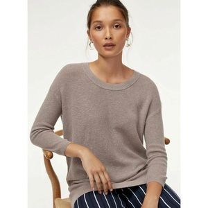 Wilfred Aritzia Balzac Silk Cashmere Knit Sweater